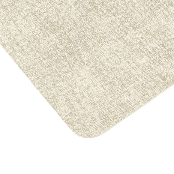 6 Set Heat Resistant Waterproof Dining PU Place Mats 17x12 inch Beige - Picture 3 of 6